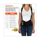 Proflex 1650 Economy Elastic Back Support Brace, X-small, 20" To 25" Waist, Black, Ships In 1-3 Business Days
