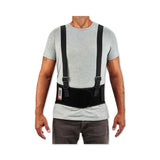 Proflex 1600 Standard Elastic Back Support Brace, Medium, 30" To 34" Waist, Black, Ships In 1-3 Business Days
