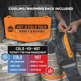 Proflex 1675 Back Support Brace With Cooling/warming Pack, Small, 25" To 30" Waist, Black, Ships In 1-3 Business Days