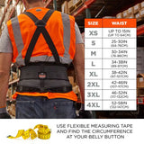 Proflex 1675 Back Support Brace With Cooling/warming Pack, Large, 34" To 38" Waist, Black, Ships In 1-3 Business Days