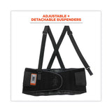 Proflex 100 Economy Spandex Back Support Brace, X-large, 38" To 42" Waist, Black, Ships In 1-3 Business Days