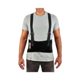 Proflex 1100sf Standard Spandex Back Support Brace, Large, 34" To 38" Waist, Black, Ships In 1-3 Business Days