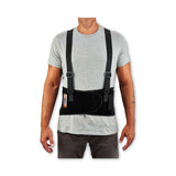 Proflex 1100sf Standard Spandex Back Support Brace, X-large, 38" To 42" Waist, Black, Ships In 1-3 Business Days