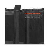Proflex 100hv Economy Hi-vis Spandex Back Support Brace, Large, 34" To 38" Waist, Black/orange, Ships In 1-3 Business Days