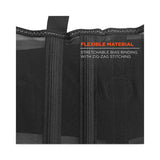 Proflex 100hv Economy Hi-vis Spandex Back Support Brace, X-large, 38" To 42" Waist, Black/orange, Ships In 1-3 Business Days