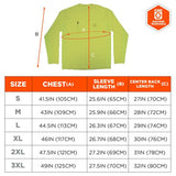Chill-its 6689 Cooling Long Sleeve Sun Shirt With Uv Protection, 2x-large, Lime, Ships In 1-3 Business Days