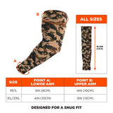 Chill-its 6695 Sun Protection Arm Sleeves, Polyester/spandex, Medium/large, Camo, Ships In 1-3 Business Days