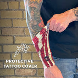 Chill-its 6695 Sun Protection Arm Sleeves, Polyester/spandex, Medium/large, American Flag, Ships In 1-3 Business Days