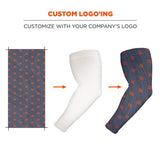 Chill-its 6695 Sun Protection Arm Sleeves, Polyester/spandex, X-large/2x-large, Blue, Ships In 1-3 Business Days