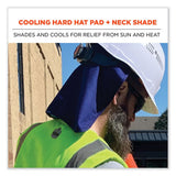 Chill-its 6717 Cooling Hard Hat Pad And Neck Shade - Polymers, 12.5 X 9.75, Blue, Ships In 1-3 Business Days