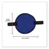 Chill-its 6715 Hard Hat Cooling Pad - Polymers, 7 X 6.5, Blue, Ships In 1-3 Business Days