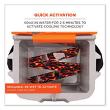 Chill-its 6700 Cooling Bandana Polymer Tie Headband, One Size Fits Most, Flames, Ships In 1-3 Business Days