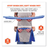 Chill-its 6602 Evaporative Pva Cooling Towel, 29.5 X 13, One Size Fits Most, Pva, Pink, Ships In 1-3 Business Days
