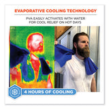 Chill-its 6602 Evaporative Pva Cooling Towel, 29.5 X 13, One Size Fits Most, Pva, Pink, Ships In 1-3 Business Days