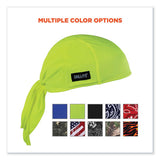 Chill-its 6615 High-perform Bandana Doo Rag With Terry Cloth Sweatband, One Size Fits Most, Lime, Ships In 1-3 Business Days