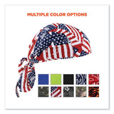 Chill-its 6615 High-perform Bandana Doo Rag W/terry Cloth Sweatband, One Size, Stars And Stripes, Ships In 1-3 Business Days