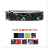 Chill-its 6605 High-performance Terry Cloth Sweatband, Cotton Terry Cloth, One Size, Skulls, Ships In 1-3 Business Days