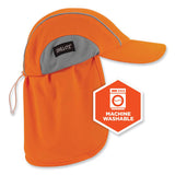 Chill-its 6650 High-performance Hat Plus Neck Shade, Polyester, One Size Fits Most, Orange, Ships In 1-3 Business Days