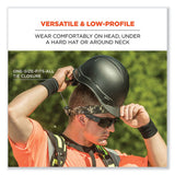 Chill-its 6700ct Cooling Bandana Pva Tie Headband, One Size Fits Most, Black, Ships In 1-3 Business Days