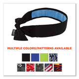 Chill-its 6700ct Cooling Bandana Pva Tie Headband, One Size Fits Most, Black, Ships In 1-3 Business Days