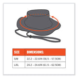 Chill-its 8935ct Hi-vis Pva Ranger Sun Hat, Small/medium, Lime, Ships In 1-3 Business Days