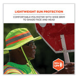 Chill-its 8935ct Hi-vis Pva Ranger Sun Hat, Small/medium, Lime, Ships In 1-3 Business Days