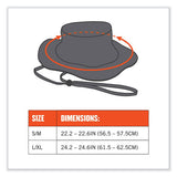 Chill-its 8935mf Hi-vis Microfiber Ranger Sun Hat, Large/x-large, Lime, Ships In 1-3 Business Days
