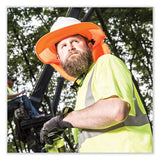 Chill-its 6660 Hard Hat Brim + Neck Shade, 19.5 X 9.75, Orange, Ships In 1-3 Business Days