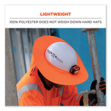 Chill-its 6660 Hard Hat Brim + Neck Shade, 19.5 X 9.75, Orange, Ships In 1-3 Business Days
