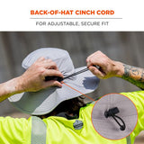 Chill-its 8939 Cooling Bucket Hat, Polyester/spandex, One Size Fits Most, Gray, Ships In 1-3 Business Days