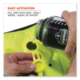 Chill-its 6685 Premium Dry Evaporative Cooling Vest With Zipper, Nylon, X-large, Lime, Ships In 1-3 Business Days