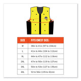 Chill-its 6685 Premium Dry Evaporative Cooling Vest With Zipper, Nylon, 3x-large, Lime, Ships In 1-3 Business Days