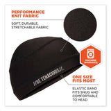 Chill-its 6632 Performance Knit Cooling Skull Cap, Polyester/spandex, One Size Fits Most, Black, Ships In 1-3 Business Days
