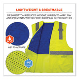 Chill-its 6668 Class 2 Hi-vis Safety Cooling Vest, Polymer, Medium, Lime, Ships In 1-3 Business Days