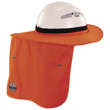 Chill-its 6661 Universal Hard Hat Brim With Neck Shade, Orange, Ships In 1-3 Business Days