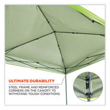 Shax 6010 Lightweight Pop-up Tent, Single Skin, 10 Ft X 10 Ft, Polyester/steel, Lime, Ships In 1-3 Business Days