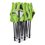 Shax 6015 Heavy-duty Pop-up Tent, Single Skin, 10 Ft X 20 Ft, Polyester/steel, Lime, Ships In 1-3 Business Days