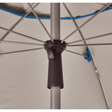 Shax 6100 Lightweight Work Umbrella, 90" Span, 92" Long, Blue Canopy, Ships In 1-3 Business Days