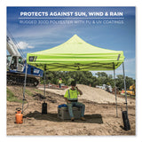 Shax 6053 Enclosed Pop-up Tent Kit, Single Skin, 10 Ft X 10 Ft, Polyester/steel, Lime, Ships In 1-3 Business Days