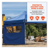Shax 6092 Pop-up Tent Sidewall With Mesh Window, Single Skin, 10 Ft X 10 Ft, Polyester, Lime, Ships In 1-3 Business Days