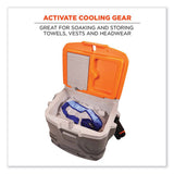 Chill-its 5170 17-quart Industrial Hard Sided Cooler, Orange/gray, Ships In 1-3 Business Days