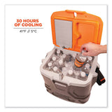 Chill-its 5170 17-quart Industrial Hard Sided Cooler, Orange/gray, 30/pallet, Ships In 1-3 Business Days