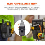 Arsenal 5568 Belt Loop Tool Pouch W/device Holster, 4 Compartments, 5 X 2 X 8.5, Polyester, Gray, Ships In 1-3 Business Days
