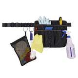 Arsenal 5718 Zippered Mesh Wash Bag, 8 X 10, Polyester, Black, 10/pack, Ships In 1-3 Business Days