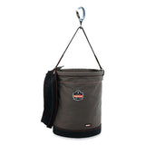 Arsenal 5945t Extra-large Swiveling Carabiner Canvas Hoist Bucket And Top, 150 Lb, Gray, Ships In 1-3 Business Days