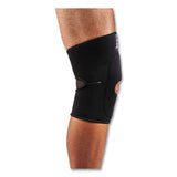 Proflex 615 Open Patella Anterior Pad Knee Sleeve, Medium, Black, Ships In 1-3 Business Days
