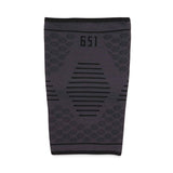 Proflex 651 Elbow Compression Sleeve, Large, Gray/black, Ships In 1-3 Business Days