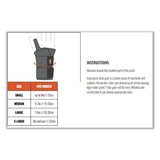 Proflex 670 Ambidextrous Single Strap Wrist Support, Large, Fits Left/right Hand, Black, Ships In 1-3 Business Days