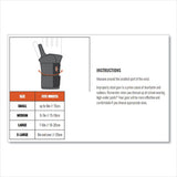 Proflex 675 Ambidextrous Double Strap Wrist Support, Small, Fits Left Hand/right Hand, Black, Ships In 1-3 Business Days