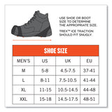 Trex 6300 One Piece Slip-on Ice Cleats, X-large, Black, Pair, Ships In 1-3 Business Days